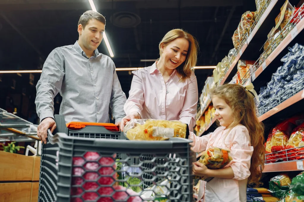 how to save money on groceries for a family